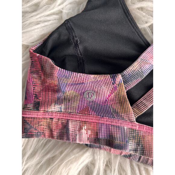 Lululemon Women's Stash N Run Bra Sports Yoga Athletic Workout Multicolor Size 6 - Picture 7 of 10